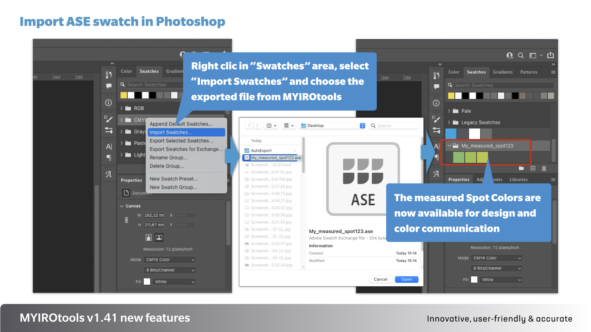 ASE Export in Photoshop