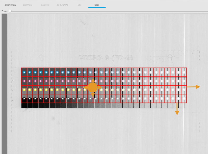 Insert chart into MYIRO-9